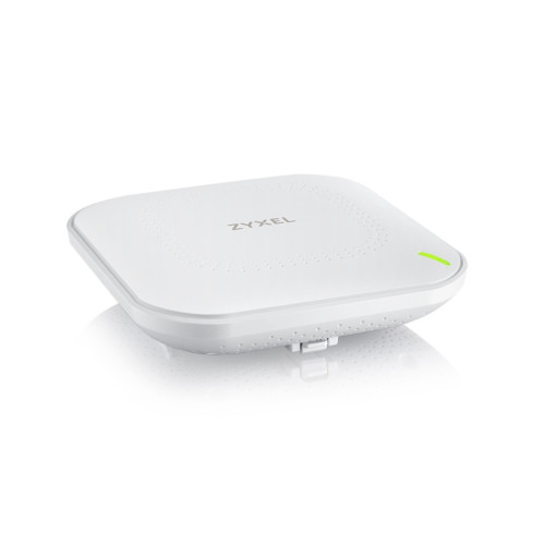 Точка доступа/ Zyxel NebulaFlex NWA50AX Hybrid Access Point, WiFi 6, 802.11a / b / g / n / ac / ax (2.4 and 5 GHz), MU-MIMO, 2x2 antennas, up to 575 + 1200 Mbps, 1xLAN GE, PoE , without support for Captive portal and WPA-Enterprise, protection against 4G 