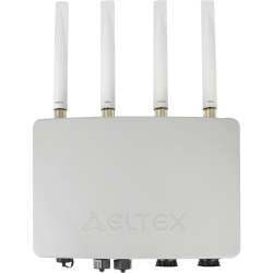 Точка доступа WOP-30LI, 802.11ax  (WiFi 6), 2.4/5GHz; 2х2 MU-MIMO; 2 x10/100/1000Base-T, 2xSFP, 4 разъема N-типа для подключения внешних антенн, 48/56В PoE+, источник питаня 12В.