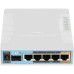 Роутер беспроводной MikroTik hAP ac (RB962UIGS-5HACT2HNT) AC1750 10/100/1000BASE-TX/SFP белый