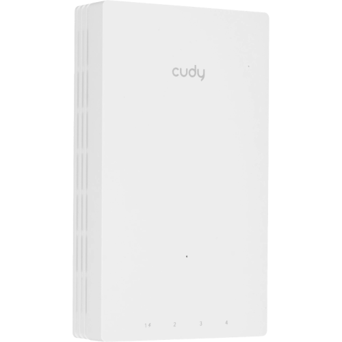 Точка доступа/ AC1200 Dual Band Gigabit Wall Plate Access Point,  MT7621DAN+MT7613B+MT7603E,  867Mbps at 5GHz + 300Mbps at 2.4GHz,  1 x Gigabit PoE-IN Port, 802.3af / at, 4 x Gigabit  RJ45 ports, LAN1 support PoE Out, Cudy Mesh Support