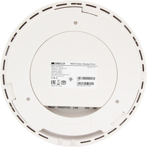 Точка доступа Origo OAP300FC (OAP300FC/A1A) N300 10/100BASE-TX белый Точка доступа Origo OAP300FC (OAP300FC/A1A) N300 10/100BASE-TX белый