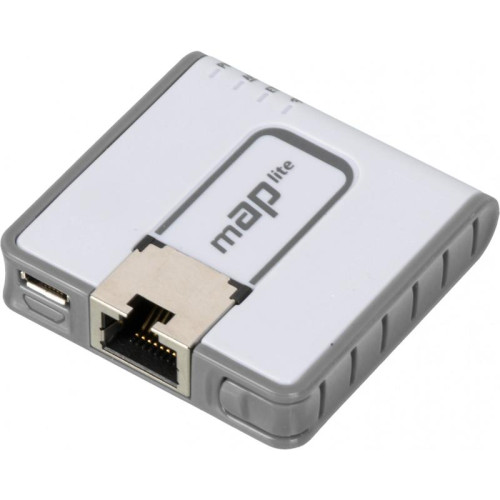 Точка доступа MikroTik mAP lite (RBMAPL-2ND) N300 10/100BASE-TX белый