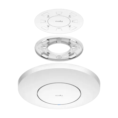 Точка доступа/ AC1200 Dual Band Gigabit Ceiling Mount Access Point,  MT7621DAN+MT7613B+MT7603E,  867Mbps at 5GHz + 300Mbps at 2.4GHz,  1 x GbE RJ45 Port, Support 12V DC or 802.3af PoE or Passive PoE, Internal Antennas, 12V DC adapter included, Cudy Mesh S