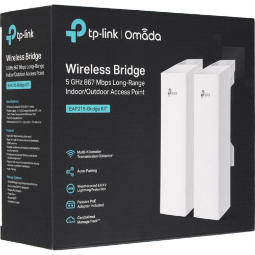 Точка доступа/ AC867 Wireless Bridge 5 GHz 867 Mbps Long-Range Indoor/Outdoor Access Point