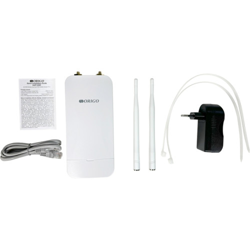 Точка доступа Origo OAP1200F (OAP1200F/A1A) AC1200 10/100BASE-TX белый