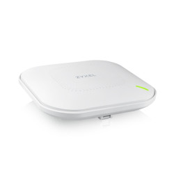 Точка доступа/ ZYXEL WAX610D NebulaFlex Pro Hybrid Access Point, WiFi 6, 802.11a / b / g / n / ac / ax (2.4 and 5 GHz), MU-MIMO, 4x4 dual-pattern antennas, up to 575 + 2400 Mbps, 1xLAN 2.5GE, 1xLAN GE, PoE, 4G / 5G protection