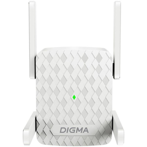 Повторитель беспроводного сигнала Digma D-WR400 AC1200 10/100BASE-TX/Wi-Fi белый
