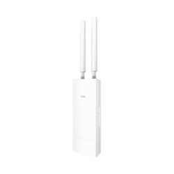 Точка доступа/ AX3000 High Power WiFi 6 Gigabit Outdoor Access Point, 2402Mbps at 5GHz + 574Mbps at 2.4GHz, 1 x Gigabit RJ45, 2 Detachable Antennas, 802.3at/802.3af PoE or 48V passive PoE, IP65 Waterproof, lightning protection, 48V passive PoE adapter inc