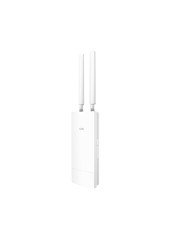 Точка доступа/ AX3000 High Power WiFi 6 Gigabit Outdoor Access Point, 2402Mbps at 5GHz + 574Mbps at 2.4GHz, 1 x Gigabit RJ45, 2 Detachable Antennas, 802.3at/802.3af PoE or 48V passive PoE, IP65 Waterproof, lightning protection, 48V passive PoE adapter inc