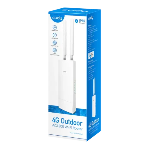 Точка доступа/ Outdoor 4G LTE Cat 6 AC1200 Wi-Fi Gigabit Router