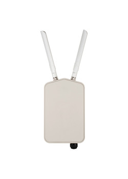Точка доступа/ DWL-8720AP/RU AC1300 Wi-Fi Outdoor PoE Unified Access Point, 1000Base-T LAN, 2x5dBi (5GHz)/3.5dBi (2,4GHz) detachable antennas, RJ45 Console, IP67, -40 to 60°C, only PoE power, w/o PoE base