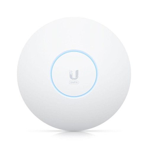 Точка доступа Wi-Fi Ubiquiti UniFi 6 AP Enterprise  U6-Enterprise  Точка доступа 2,4+5 ГГц, Wi-Fi 6E, 4х4 MU-MIMO, 802.3at, 1х 2,5G RJ45