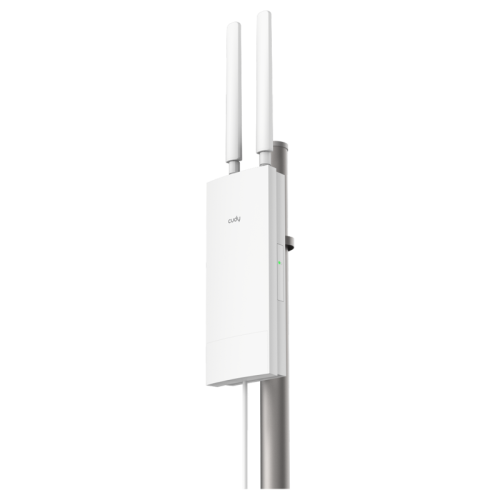 Точка доступа/ AX3000 High Power WiFi 6 Gigabit Outdoor Access Point, 2402Mbps at 5GHz + 574Mbps at 2.4GHz, 1 x Gigabit RJ45, 2 Detachable Antennas, 802.3at/802.3af PoE or 48V passive PoE, IP65 Waterproof, lightning protection, 48V passive PoE adapter inc