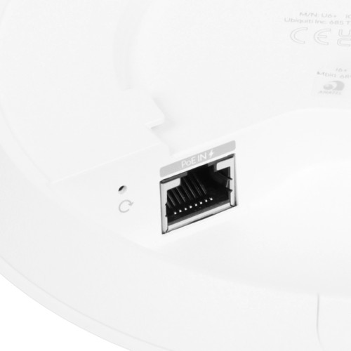 Точка доступа Wi-Fi Ubiquiti UniFi 6+ AP , 1 порт GbE RJ45, диапазоны 2,4 и 5 ГГц, 802.11a/b/g/n/ac/ax