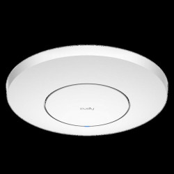 Точка доступа Wi-Fi CUDY AX3000 Wi-Fi 6 2 5G Access Point AX3000 Dual Band Ceiling Mount Wi-Fi 6 Access Point, Chipset MT7981, 802.11ax/ac/a/b/g/n, 2402Mbps at 5GHz + 574Mbps at 2.4GHz, 1 x 2.5G RJ45 Port, MU-MIMO, Support 12V DC or  802.3at PoE or Passiv