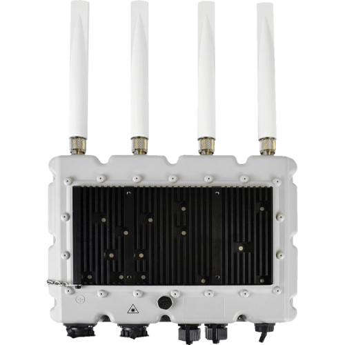 Точка доступа WOP-30LI, 802.11ax  (WiFi 6), 2.4/5GHz; 2х2 MU-MIMO; 2 x10/100/1000Base-T, 2xSFP, 4 разъема N-типа для подключения внешних антенн, 48/56В PoE+, источник питаня 12В.