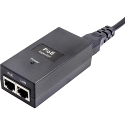 Инжектор/ Инжектор Passive PoE, 10/100/1000, 48V 30W для подключения устройств с питанием по Power over Ethernet