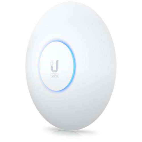 Точка доступа Wi-Fi Ubiquiti UniFi 6+ AP , 1 порт GbE RJ45, диапазоны 2,4 и 5 ГГц, 802.11a/b/g/n/ac/ax