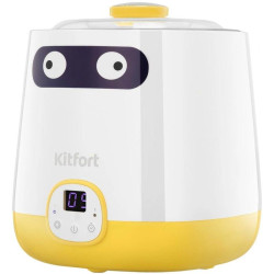 Йогуртница Kitfort КТ-6407 20Вт 1б. 1000мл упр.:электрон. желтый/белый