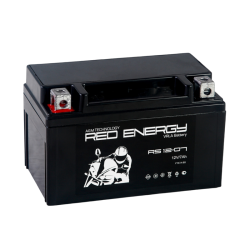 Аккумуляторная батарея для мото-техники/ DELTA серия  RS, RS 1207, напряжение 12В, емкость 7 Ач (разряд 10 часов 10.5 В), пусковой ток: 144А, полярность обратная ( - +),  тип AGM;Pb (свинцово-кислотный), клеммы: BN под болт,  ДxШxВ 150x86x94мм., вес  2,66