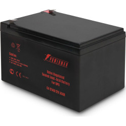 Батарея POWERMAN Battery CA12140, напряжение 12В, емкость 14Ач, макс. ток разряда 210А, макс. ток заряда4.2А, свинцово-кислотная типа AGM, тип клемм F2, Д/Ш/В 151/98/94, 4.2 кг./ Battery POWERMAN Battery CA12140, voltage 12V, capacity 14Ah, max. discharge