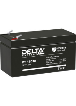 Battery Delta DT 12012, voltage 12V, capacity 1.2Ah, 97х44х59mm