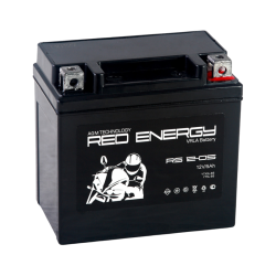 Аккумуляторная батарея для мото-техники/ DELTA серия  RS, RS 1205, напряжение 12В, емкость 4,5 Ач (разряд 10 часов 10.5 В), пусковой ток: 144А, полярность обратная ( - +),  тип AGM;Pb (свинцово-кислотный), клеммы: BN под болт,  ДxШxВ 114x70x106мм., вес  1