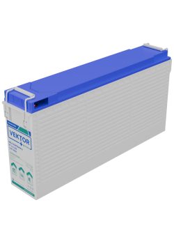 Батарея Vektor Battery серия FT (S), FT 12-125S, напряжение 12В, емкость 130 Ач (разряд 10 часов), макс. ток разряда (5 сек.) 1310А, макс. ток заряда 39,3 А, свинцово-кислотная типа AGM, клеммы M8, ДxШxВ 566x110x288мм., вес 40 кг., срок службы 15 лет