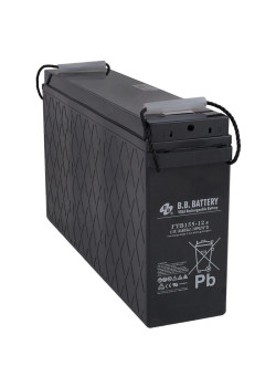 Батарея B.B. Battery серия FTB, FTB155-12, напряжение 12В, емкость 155Ач (разряд 8 часов), макс. ток разряда (5 сек.) 1550А, макс. ток заряда 38.8A, свинцово-кислотная типа AGM, клеммы I3, 560х125х290мм, 53.5 кг., срок службы 12 лет/ B.B. Battery series F