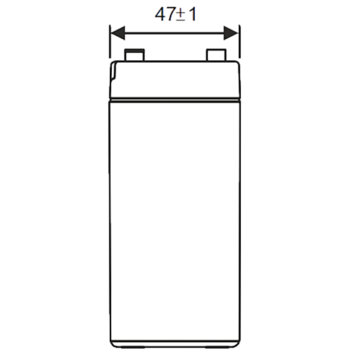 Батарея WBR серия GP, GP645, напряжение 6В, емкость 4.5Ач (разряд 20 часов), макс. ток разряда (5 сек.) 67.5А, макс. ток заряда 1.35A, свинцово-кислотная типа AGM, клеммы F1/F2, ДxШxВ 70x47x106мм., вес 0.82кг., срок службы до 8 лет в буферном режиме.