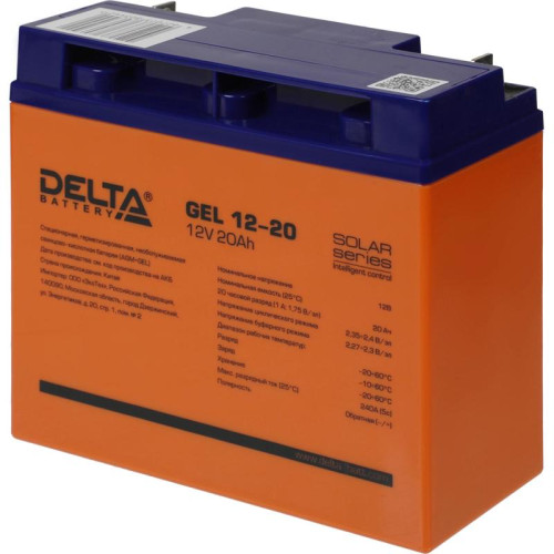 Батарея для ИБП Delta GEL 12-20 12В 20Ач