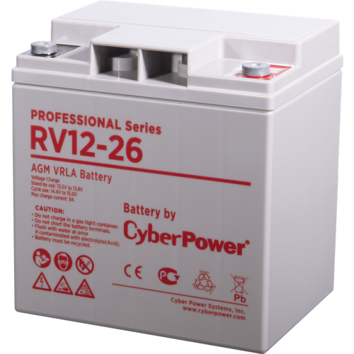 Аккумуляторная батарея PS CyberPower RV 12-26 / 12 В 26 Ач