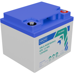 Батарея Vektor Battery серия GPL (S), GPL 12-40S, напряжение 12В, емкость 40 Ач (разряд 10 часов), макс. ток разряда (5 сек.) 400А, макс. ток заряда 12 А, свинцово-кислотная типа AGM, клеммы M6, ДxШxВ 197x165x169мм., вес 12,2 кг., срок службы 12 лет