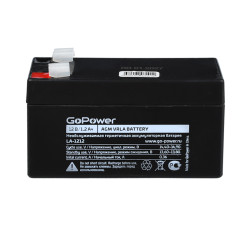 Аккумулятор свинцово-кислотный GoPower LA-1212 12V 1.2Ah (1/20)