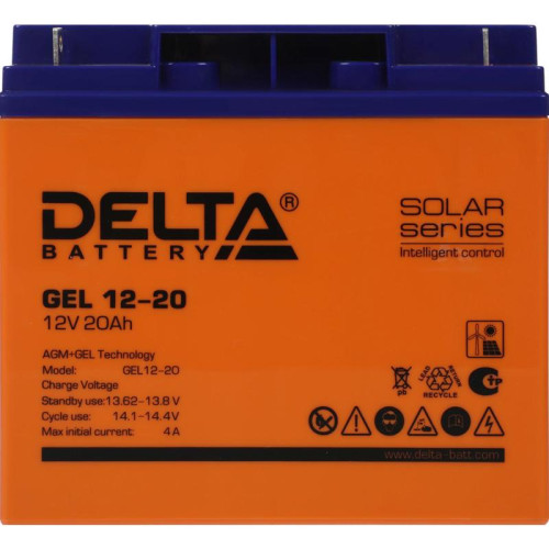 Батарея для ИБП Delta GEL 12-20 12В 20Ач