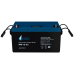 Battery Parus Electro, standard series HM-12-65, voltage 12V, capacity 65Ah (discharge 10 hours), max. discharge current (5sec) 750A, max. charge current 19.5A, lead-acid type AGM, terminals for M6 bolt, LxWxH 350x167x179mm., total height with terminals 1