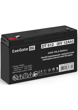 Батарея для ИБП Exegate EP234537 6В 12Ач