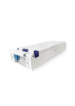 Сменный батарейный картридж DELTA RBM43, совместимый с ИБП АРС SMT2200RMI2U, SMT3000RMI2U, SUA2200RMI2U, SUA3000RMI2U, SUM1500RMXLI2U, SUM3000RMXLI2U, SUM48RMXLBP2U, ДxШxВ 528х211х76мм., вес 17.8кг., срок службы до 8 лет.