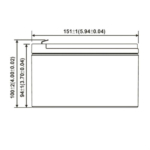 Аккумулятор HRL1234W F2 WBR