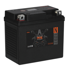 Аккумуляторная батарея для мото-техники/ DELTA серия  N, DELTA N 1207, напряжение 12В, емкость 5 Ач (разряд 10 часов 10.5 В), пусковой ток: 300А, полярность обратная ( - +),  тип NaIon (натрий-ионный), клеммы: BN под болт,  ДxШxВ 150x86x94мм., вес  0,85кг