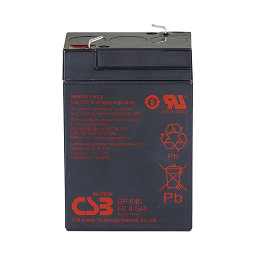 Батарея для ИБП CSB GP645 6В 4.5Ач