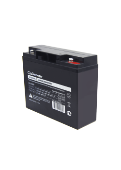 Аккумулятор свинцово-кислотный GoPower LA-12180 12V 18Ah (1/2)
