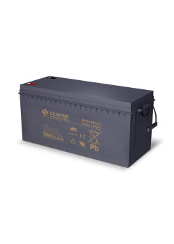 Батарея B.B. Battery серия BPS, BPS200-12, напряжение 12В, емкость 200Ач (разряд 20 часов), макс. ток разряда (5 сек.) 800А, макс. ток заряда 60A, свинцово-кислотная типа AGM, клеммы I3, 522х202х240мм, 61.5 кг., срок службы 12 лет/ B.B. Battery series BPS