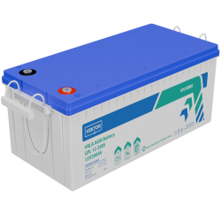 Батарея Vektor Battery серия GPL (S), GPL 12-200S, напряжение 12В, емкость 205 Ач (разряд 10 часов), макс. ток разряда (5 сек.) 2050А, макс. ток заряда 61,5 А, свинцово-кислотная типа AGM, клеммы M8, ДxШxВ 523x239x218мм., вес 59,5 кг., срок службы 12 лет