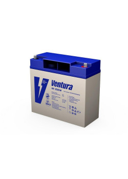 Батарея Ventura серия HR, HR1290W, напряжение  12 В, емкость 20Ач (разряд 20 часов), макс. ток заряда 6А,  свинцово-кислотная типа AGM,  клеммы  F6, ДШВ  181x77x167мм, вес 6.2кг/ Ventura battery HR series, HR1290W, voltage 12 V, capacity 20Ah (discharge 2