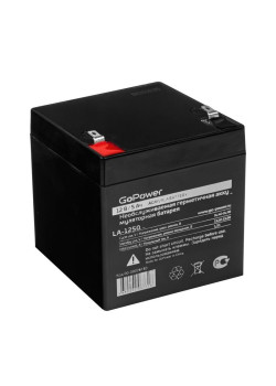 Аккумулятор свинцово-кислотный GoPower LA-1250 12V 5Ah