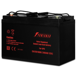 Батарея POWERMAN Battery CA121000, напряжение 12В, емкость 100Ач, макс. ток разряда 800А, макс. ток заряда 30А, свинцово-кислотная типа AGM, тип клемм М2, Д/Ш/В 329/172/215, 27.7 кг./ Battery POWERMAN Battery CA121000, voltage 12V, capacity 100Ah, max. di