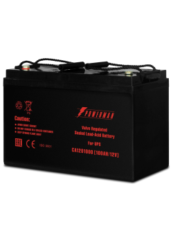 Батарея POWERMAN Battery CA121000, напряжение 12В, емкость 100Ач, макс. ток разряда 800А, макс. ток заряда 30А, свинцово-кислотная типа AGM, тип клемм М2, Д/Ш/В 329/172/215, 27.7 кг./ Battery POWERMAN Battery CA121000, voltage 12V, capacity 100Ah, max. di