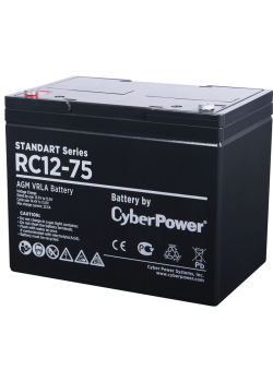 Аккумуляторная батарея SS CyberPower RC 12-75 / 12 В 75 Ач