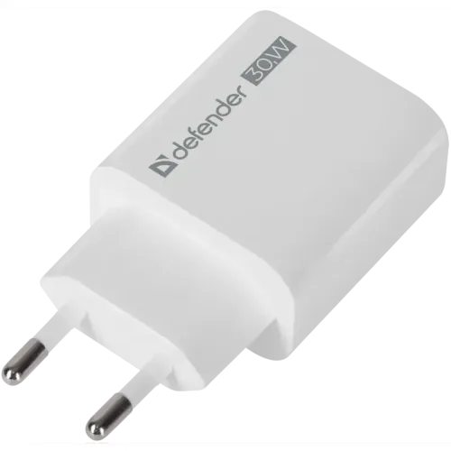 Defender Сетевое ЗУ UPA-130 USB-C/PD30W+USB-A/QC3.0 Defender Сетевое ЗУ UPA-130 USB-C/PD30W+USB-A/QC3.0